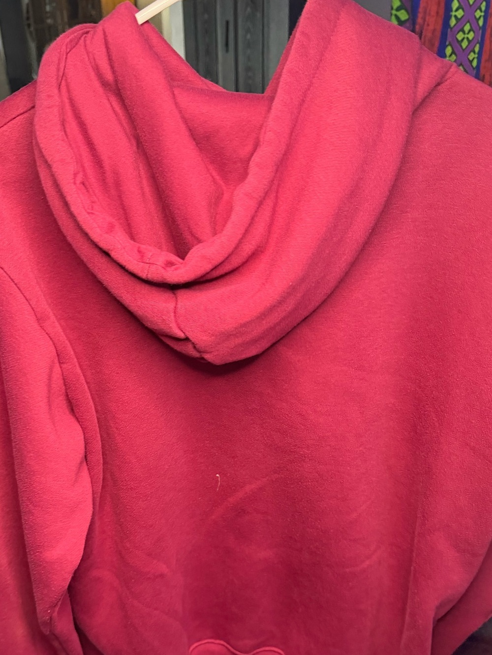 Primitive Script Logo Pullover in Deep Pink - Picture 4 of 5